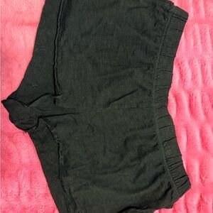 PINK Victoria's Secret Black High Waist Shorts